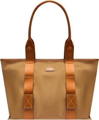 Lancel Tote Bags, female, Beige, Size: ONE SIZE Mistral Pliable Cabas