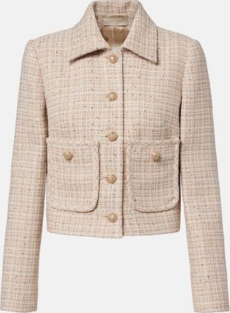 Elie Saab Giacca in tweed con paillettes