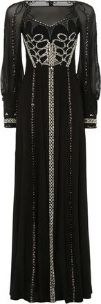 Temperley London Sofia gown dress - Black