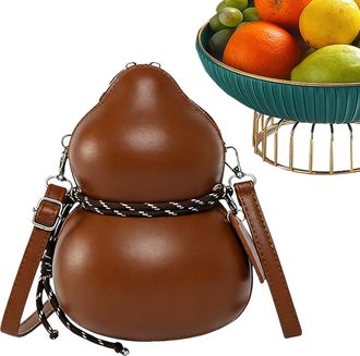 Generic Womens Vintage Calabash Shoulder Bag, Retro Style Design, 14x21x14cm, School Bag Stylish, Daily Use Purse, Spacious And Organized, For School, Gym, Tr