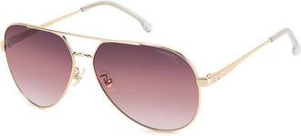 Carrera Burgundy Shaded Pink Pilot Ladies Sunglasses CARRERA 3005/S 0NOA/UQ 63