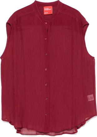 Merci Camicia semi trasparente - Rosso