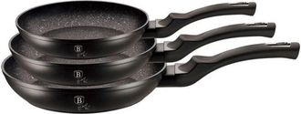 Berlinger Haus Juego De Sartenes De Granito Berlingerhaus Black Silver Bh-6159