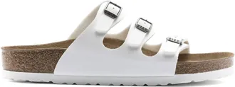 Birkenstock Womens Florida Birko-Flor Sandal In White