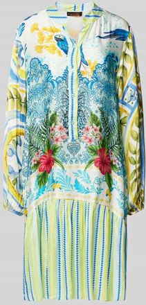 Miss Goodlife Knielanges Tunikakleid aus Viskose in Hellgruen, Gr&ouml;&szlig;e XL