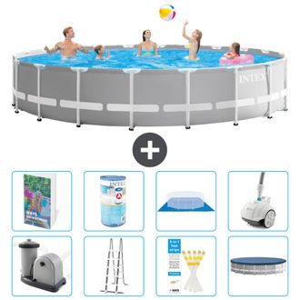 Intex Piscina Prism Frame Redonda - 610x132 Cm - 9-piezas S549