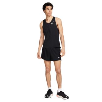 Nike Heren Aero Swift Dri-FIT Vest Top (Zwart, Wit)
