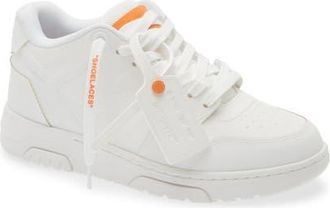 Off-white Out of Office Sneaker in White - Orange at Nordstrom, Size 7.5Us