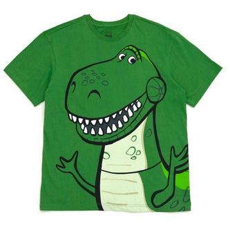 Disney Toy Story Cosplay Short Sleeve T-Shirt in Rex Dinosaur Green at Nordstrom, Size Xx-Large