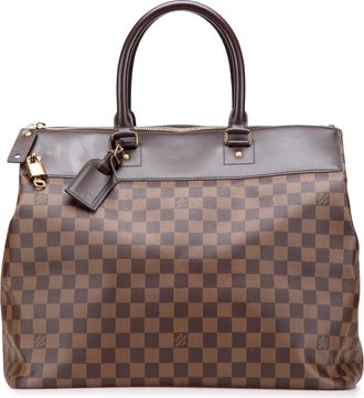 Louis Vuitton Pre-owned Womens Chelsea Tote Checkered Brown Textile - One Size