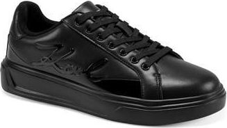 Karl Lagerfeld Hi Density Low Top Sneaker in Black at Nordstrom Rack, Size 10.5