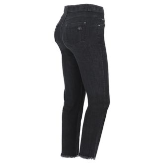 Freddy Jeans in denim FREDDY BLACK cropped svasati e fondo sfrangiato