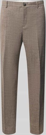 Selected Slim Fit Anzughose mit Woll-Anteil Modell SLIM-OASIS in Taupe, Gr&ouml;&szlig;e 102