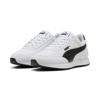 Puma Sneaker PUMA R78 LIGHTWIND, Damen, Gr. 44,5, schwarz-weiss (puma wei&szlig;, puma schwarz), Textil, mehrfarbig, Schuhe Sneaker