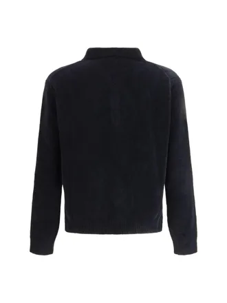 Sunflower Chenille Polo - Black