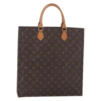 Louis Vuitton Pre-owned Tote Bags, female, Brown, Size: ONE SIZE Pre-owned Canvas Tote Bag