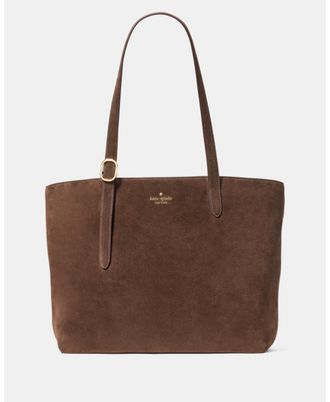 Kate Spade New York Womens 454 Suede Large Tote - Brown - One Size