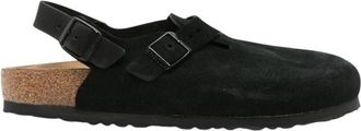 Birkenstock Tokio Narrow Fit - Heren - Klompen - Zwart - 43 EU - Leer - Schoenen