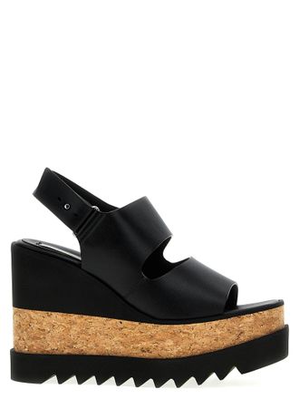 Stella McCartney Sneak-Elyse Wedges Black