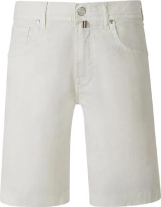 Jacob Cohen Nicolas Bermuda Shorts - Heren - Korte Broeken - Wit - W34 - Katoen - Korte Broeken