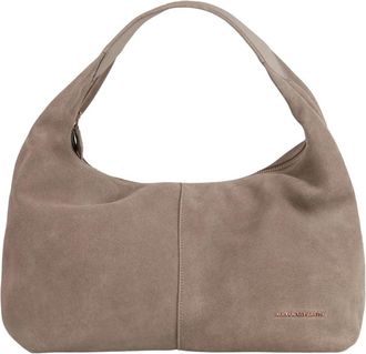 Alexander Smith Chloe Hobo Bag - Dames - Schoudertassen - Bruin - ONE Size - Su&egrave;de - Tassen