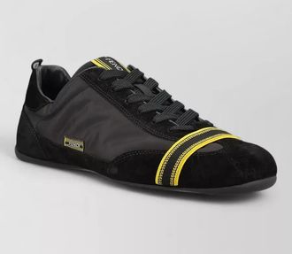 Fendi leather lace-up sneakers