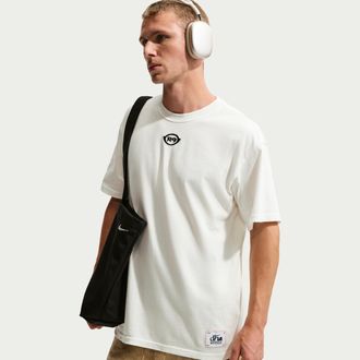 Nike Mens Nike Sportswear R9 T-Shirt in White | IU4473-133