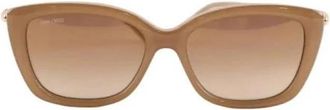 Jimmy Choo London Pre-owned Plastic Zonnebrillen - Dames - Vintage Accessoires - Beige - ONE Size - Vintage