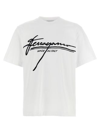 Ferragamo Mens Firma T-Shirt