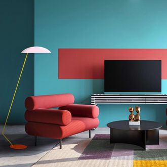 Tosel L&aacute;mpara para leer metal Alt.174cm multicoldorado Pantalla: rose