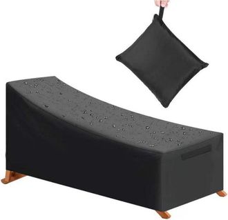 OEM Housse Chaise Longue - Tissu Oxford 210d - Imperm&eacute;able Uv R&eacute;sistant - Pour Ext&eacute;rieur - 210 X 75 X 80 Cm - 1 Pi&egrave;ce