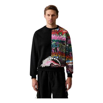 Sprayground Sudadera Oversize - Sweatshirts & Hoodies - unisex - Negro - 2XL