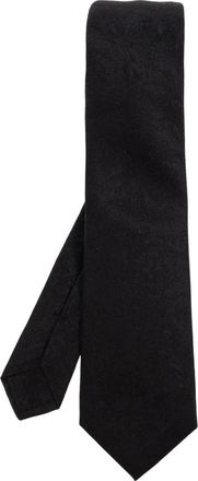 Versace Ties, male, Black, Size: ONE SIZE Barocco Jacquard Silk Tie