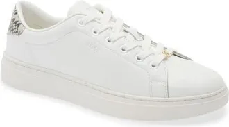 BOSS Kieran Tennis Shoe in White/python at Nordstrom, Size 11
