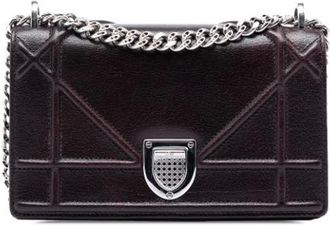 Dior Pre-owned Cross Body Bags, female, Brown, Size: ONE SIZE Pre-owned The Diorama Crossbody Bag