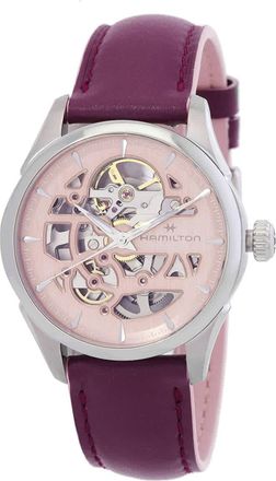 Hamilton Jazzmaster Skeleton Automatic Pink Dial Ladies Watch H32265870
