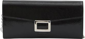 Roger Vivier Belle Vivier Wallet Chain - Dames - Portefeuilles - Zwart - ONE Size - Leer - Accessoires