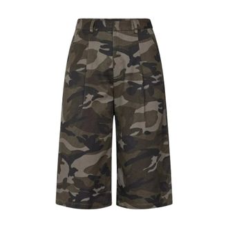 Sisters Point Geweldige Lange Bermuda Shorts - Dames - Korte broeken - Groen - Maat: L