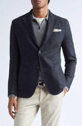 Eleventy Single Breasted Soft Jacket in 22 Carbon at Nordstrom, Size 44 Us