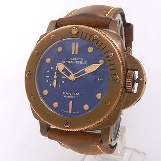 Officine Panerai Pre-owned Panerai Luminor 1950 Blue Dial Mens Watch PAM00671