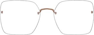 Lindberg Strip 2448 Optisch Montuur - unisex - Brillen - Bruin - ONE Size - Accessoires