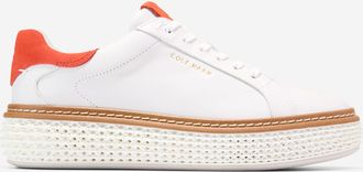 Cole Haan Womens GrandPr&oslash; SkyWeave Court Sneakers - White Size 5.5
