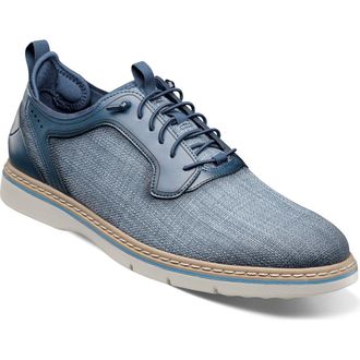 Stacy Adams Sebert Elastic Lace Sneaker in Navy at Nordstrom, Size 11.5