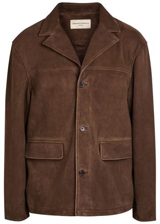 Officine G&eacute;n&eacute;rale Erickson Suede Jacket - Brown - XL