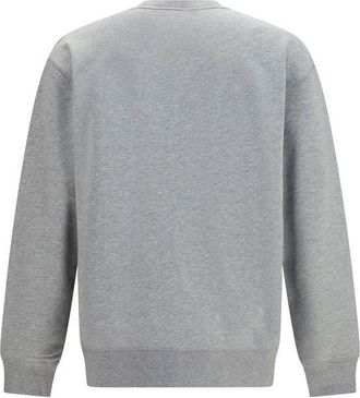 Balmain Mens Gray Cotton Sweatshirt Clothing