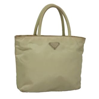 Prada Pre-owned Nylon handbags - Dames - Vintage Handtas - Beige - ONE Size - Nylon - Vintage