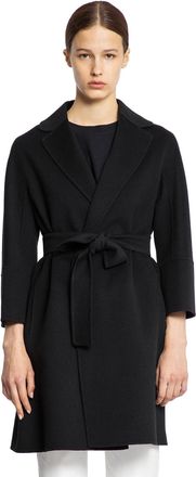 Max Mara Short Double-Faced Wool Coat