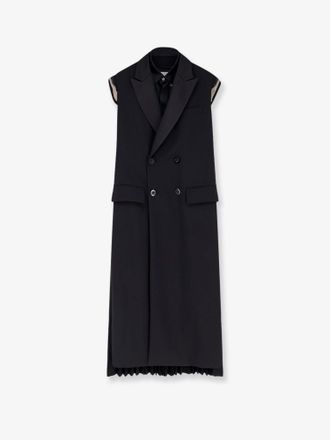 sacai Wool blend blazer dress - SACAI - gender_Woman