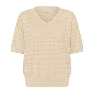 Cream Dames, Truien, Beige, Maat: M