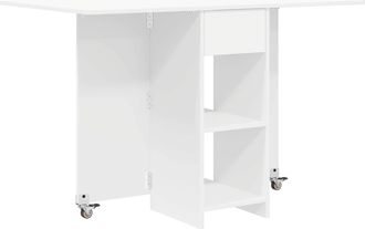 vidaXL Mesa De Comedor 115 X 70 X 75 Cm Madera De Ingenier&iacute;a Blanco Vidaxl